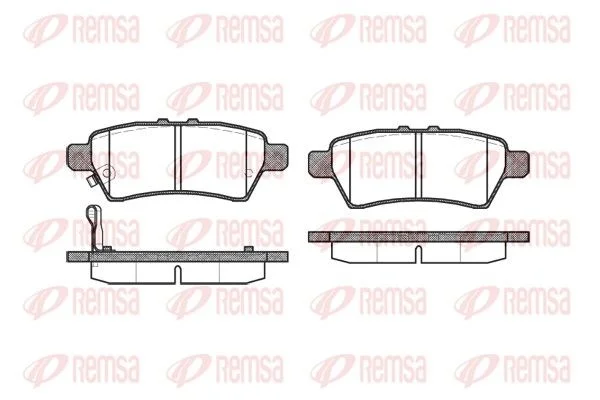 PLAQ AR(110,7x41x15,7)NISSAN PATHFINDER III 2.5 DCI=0986494369