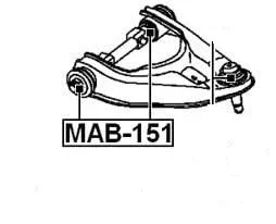 BRAS DE SUSPENSION AV/D SUP. MITSUBISHI L200