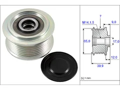 POULIE ALTER HONDA ACCORD VIII (CU) 2.2 i-DTEC -2008-2015