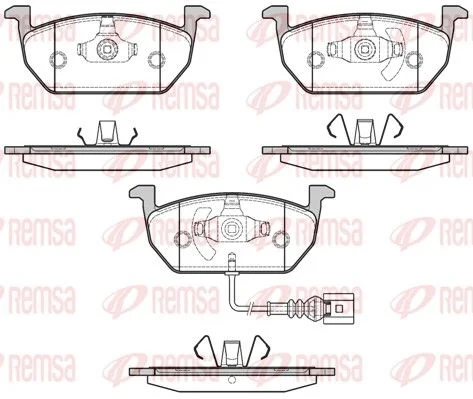 PLAQ AV(146x62,4x17,5)AUDI A3-SEAT LEON(5F1)-VW GOLF VII 2.0TDI 2012-