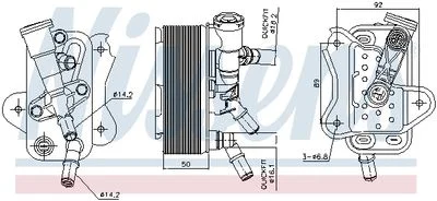 Radiateur d'huile NISSENS