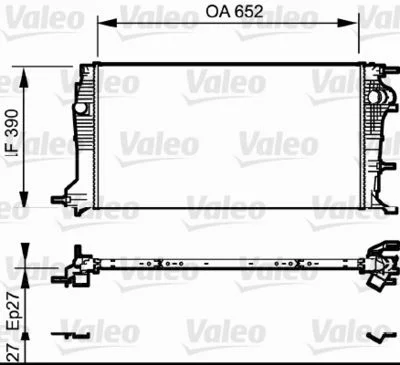 Radiateur de refroidissement VALEO