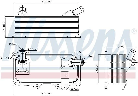RAD A HUILE  PORSCHE CAYENNE (9PA)=NIS-90785