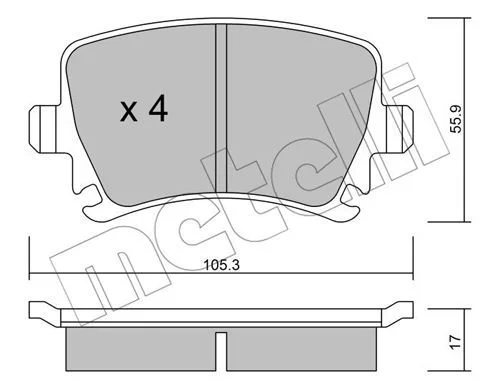 PW.300 PLAQ AUDI A3 - SEAT LEON - VW GOLF VI 2.0 TDI --2009-2012
