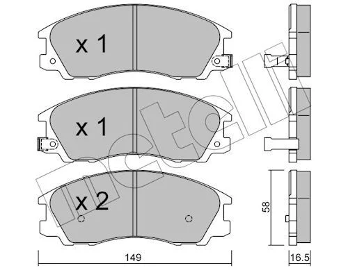 PLAQ AV HYUNDAI TERRACAN 2.5 TD -2001-2006