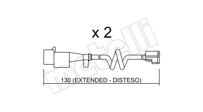 TEMOIN USURE 130 mm  AV & ARR IVECO DAILY  2006-->