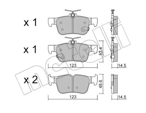 PLQ FR ARR(123x53,4x14,5)DACIA BIGSTER -REN CLIO VI 1.2