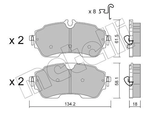 PLAQ ARR FORD TRANSIT V363  2021+++