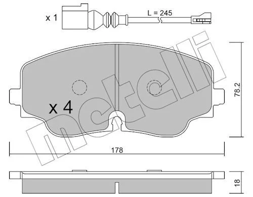 PLAQ AV VW GOLF VIII (CD1) 2.0 TDI --2020--=