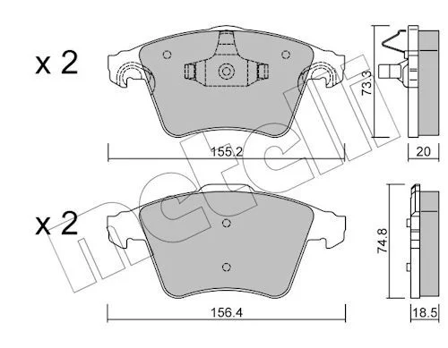 PLAQ AV VW TRANSPORTER T5 2.0 TDI -2009-2015=FVR1642=0986494107